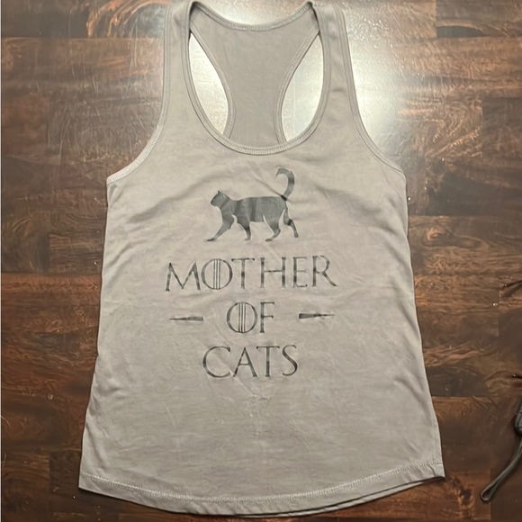 Tops - Gray 'Mother of Cats' Tank Top, Game of Thrones (GOT) style